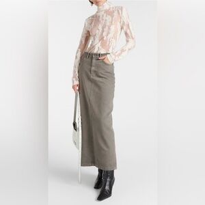 ACNE STUDIOS Philon denim maxi skirt